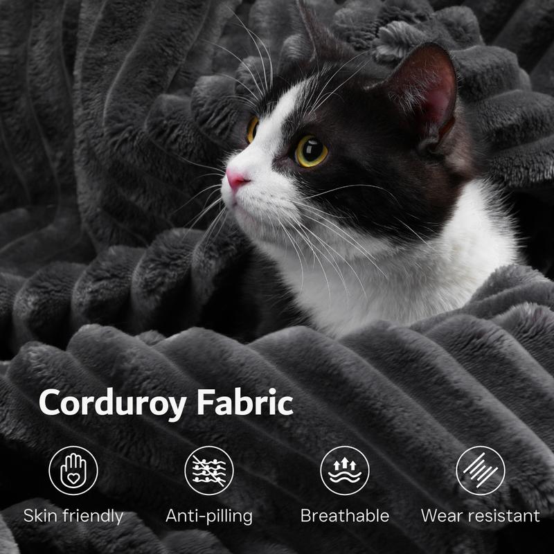 【Jumpstart Sale】Ovios 81" Convertible Boneless Sofa Bed, Fold Out Loveseat Sleeper Couch with Pillow, 4 in 1 Modular Cloud Corduroy Folding Queen Bed Floor Mattress, Lazy Chair for Living Room Bedroom