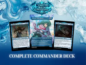 Cynette Jelly Convergence MTG Proxy Deck + MTG Commander + Token