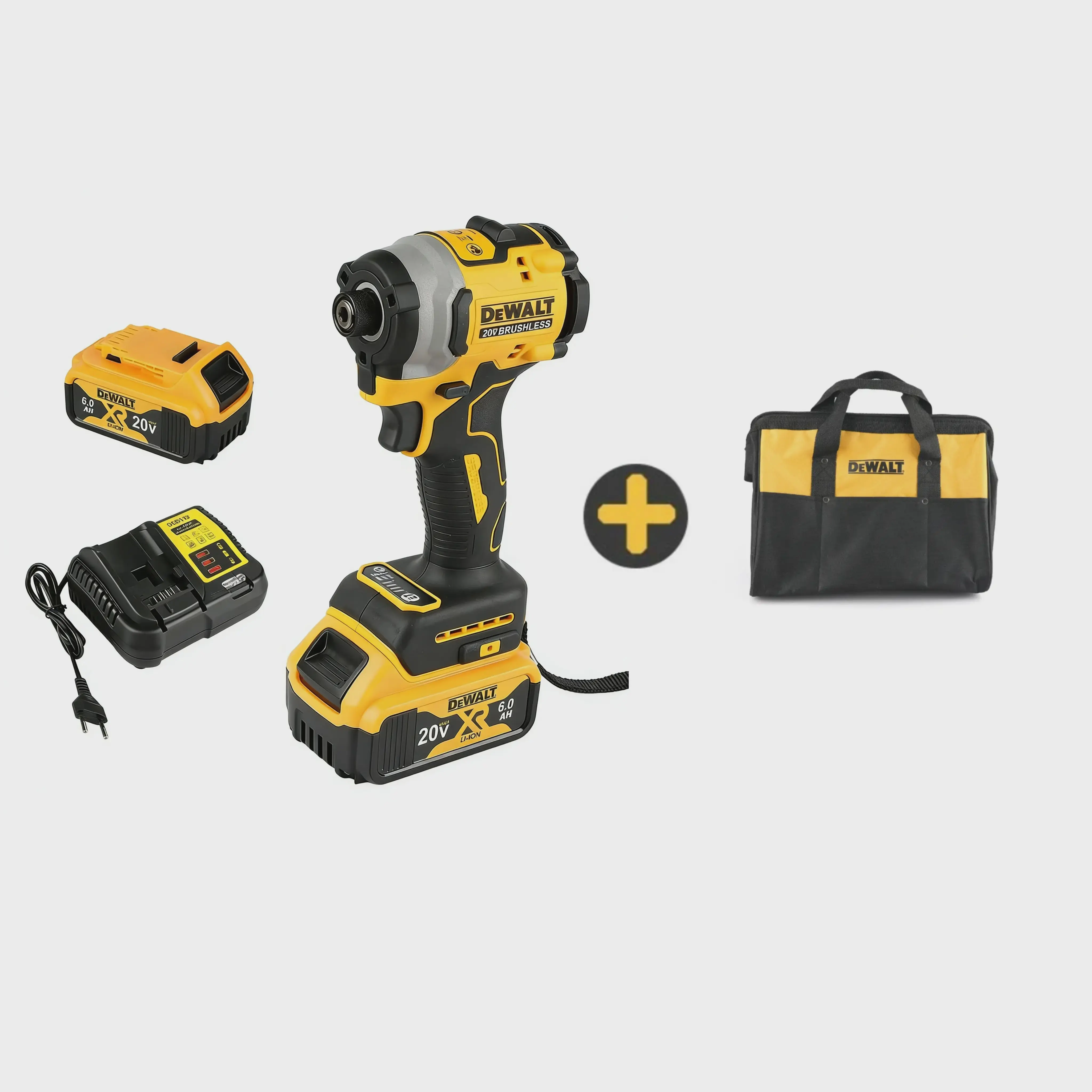 Dewalt DCF850 205N·m Impact Electric Drill Brushless Cordless 3250RPM Screwdriver 20V Battery Lithium Impact Driver Drill