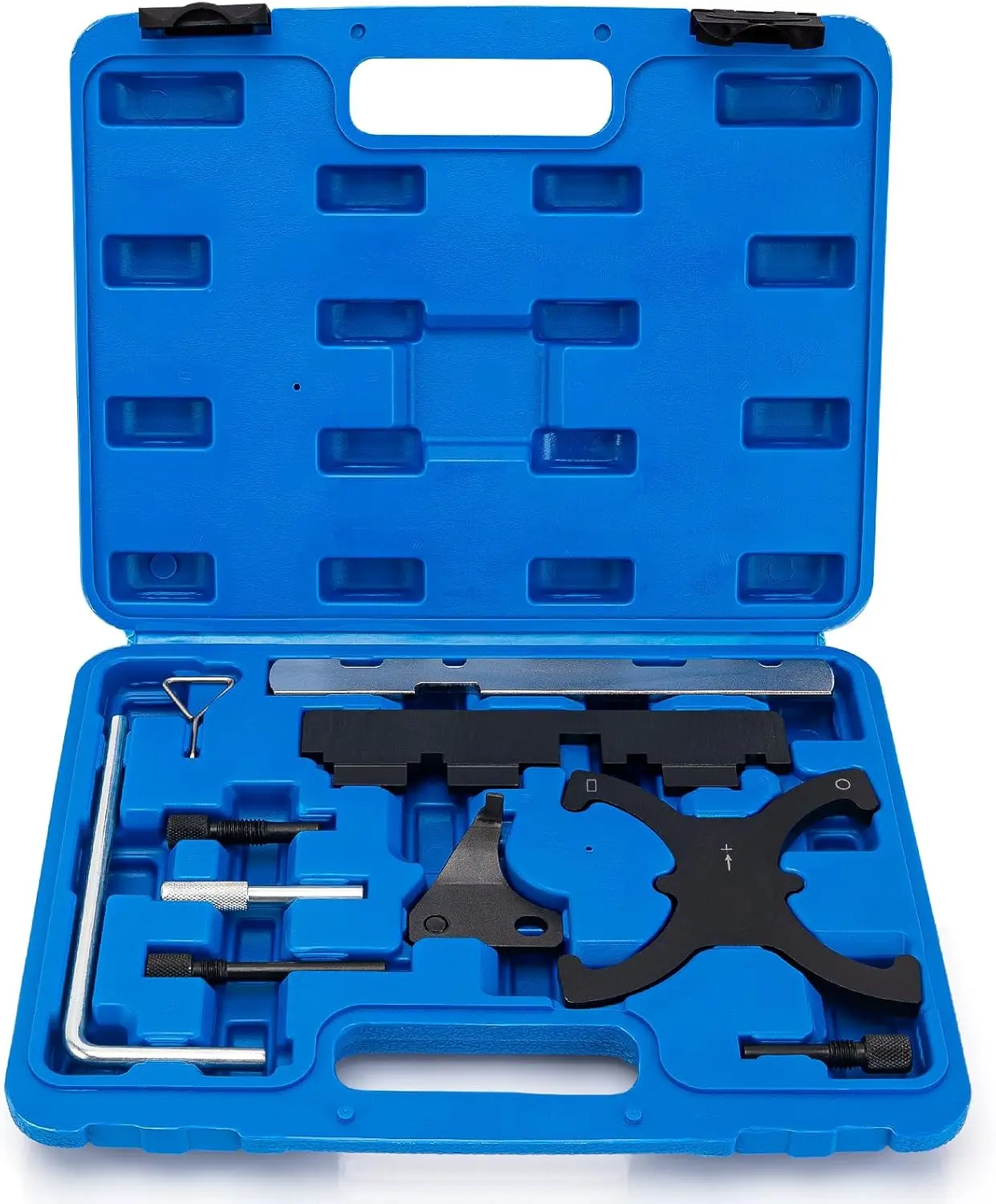 Camshaft Locking Tool, Timing Belt Tool Kit Compatible with Ford Fusion Escape Focus Fiesta Mazada 1.25 1.4 1.6 1.7 1.8 2.0 2.3L 2.5L Ecoboost 1.5L 1.6L, 2.0 TDCi