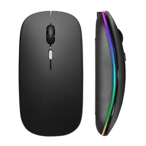 Wireless Mouse RGB Rechargeable USB 2.4GHz Bluetooth Mice Wireless Computer Mause LED Backlit Ergonomic Gaming Mouse For Laptops
