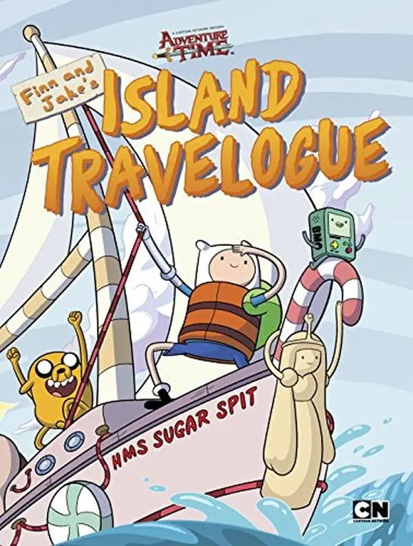 Used Paperback Book - Finn and Jake's Island Travelogue (Adventure Time) by Brandon T. Snider, English, 0.35 lb, Children's Educational Reading Material, Cartoon-Themed Item for Adventure Time Fans