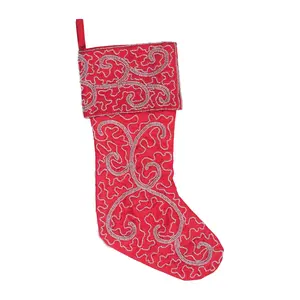 8" x 19" Filigree Scroll Stocking by Vickerman