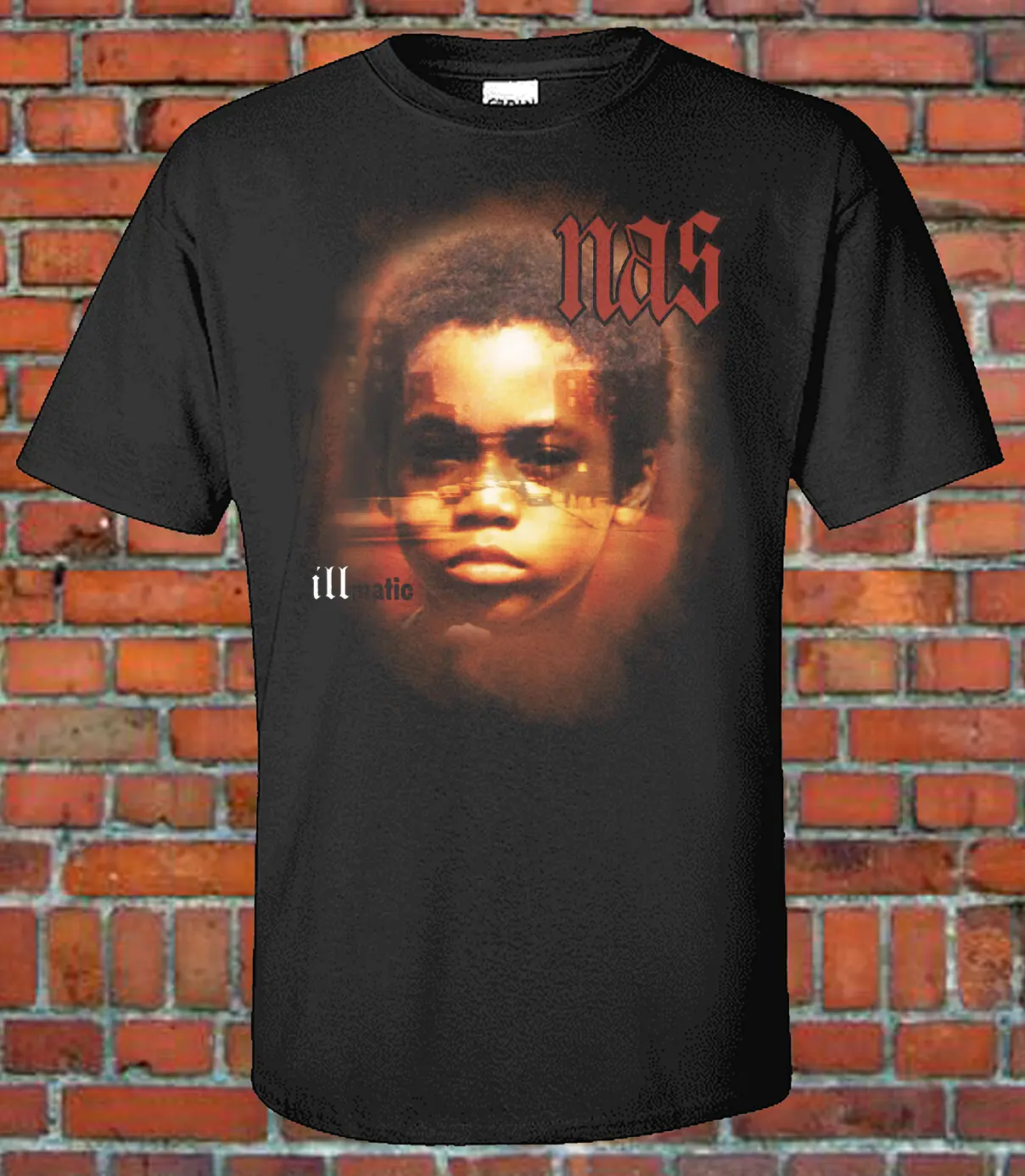 NAS Illmatic Album Cover Graphic T-Shirt All Colors, Gift for Women Men, Made In USA, US Size S-6XL, 100% cotton, Classic Fit, Unisex T-Shirt