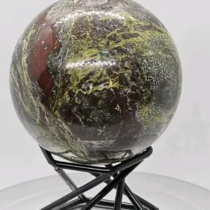 Dragon Blood Stone Jasper Sphere Crystal Ball 2.3" - 331g