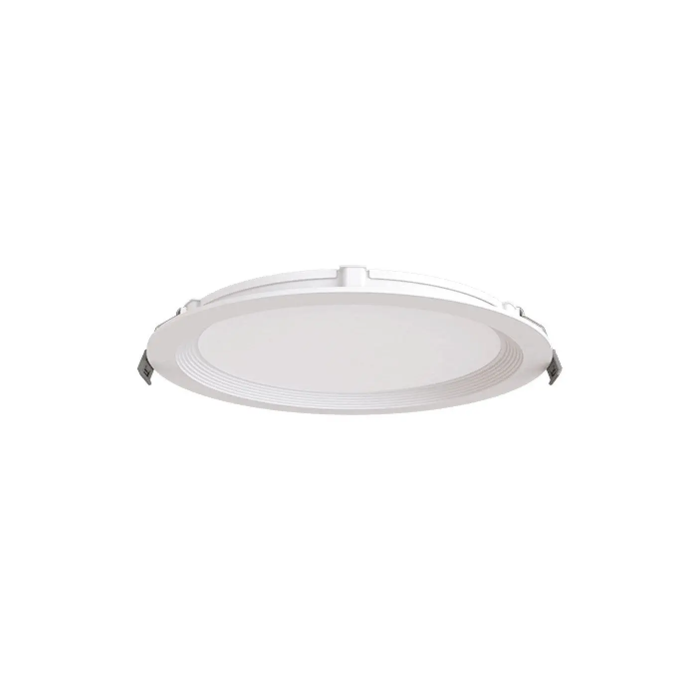18 Watt 8" LED MultiFit Flat Round Recessed Downlight, 1500 Lumens, 90+ CRI, Selectable CCT 2700K-5000K
