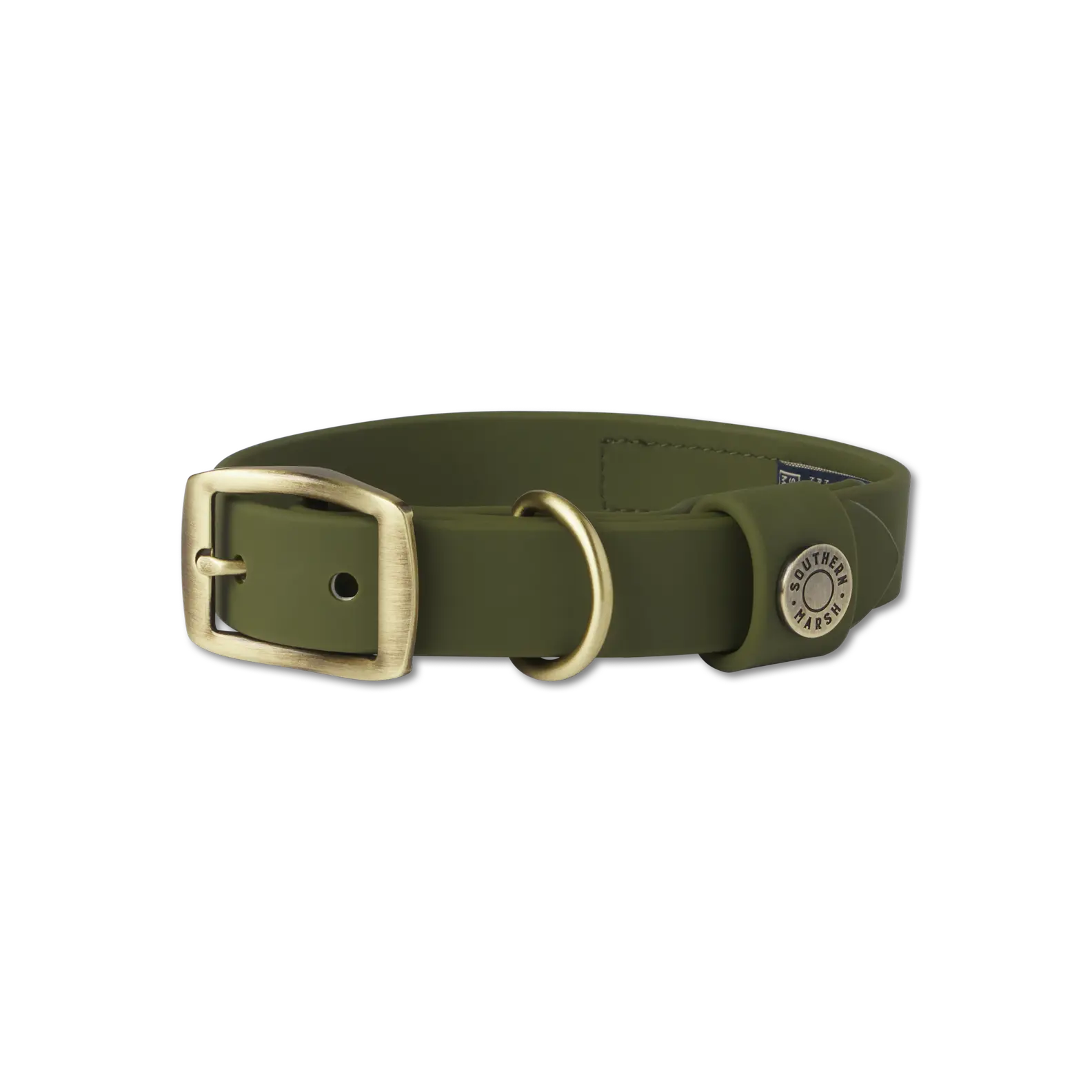 Mason Waterproof Dog Collar with Metal Buckle Ring, Durable Pet Leash Set for Dogs