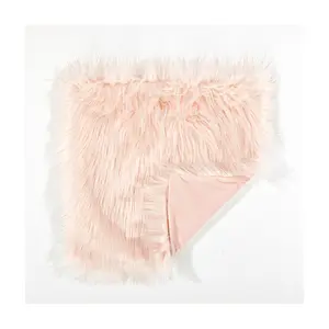 Lush Decor Mongolian Luca Faux Fur 20"x20" Pillow Cover