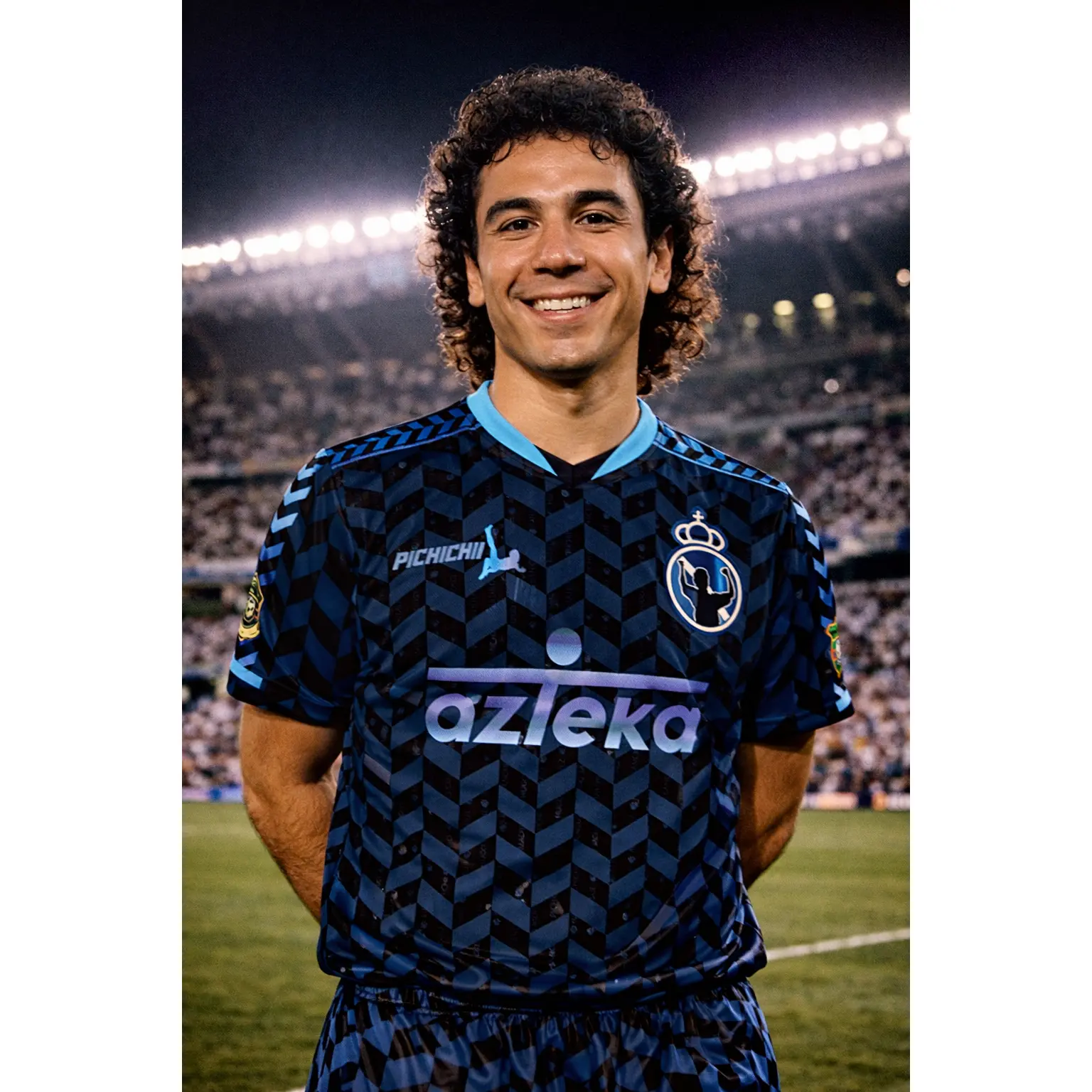 Pichichi Blue  Real Madrid -Recycled unisex sports jersey