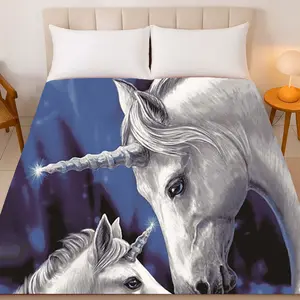 Sacred Love Mythical Plush Blanket – Ultra Soft Queen Size