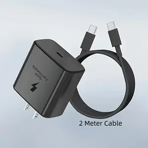 45W Wall Mounted Fast Charger, USB-C Port Mobile Phone Charging Adapter, Type C Adapter, Suitable for Samsung Galaxy S24 Ultra/S23 Ultra/S24/S24+/S23/S23+, Electronic