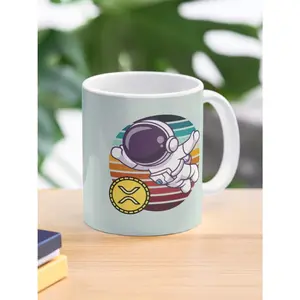 Crypto astronaut - XRP to the moon Coffee Mug Ceramic Funny Gift