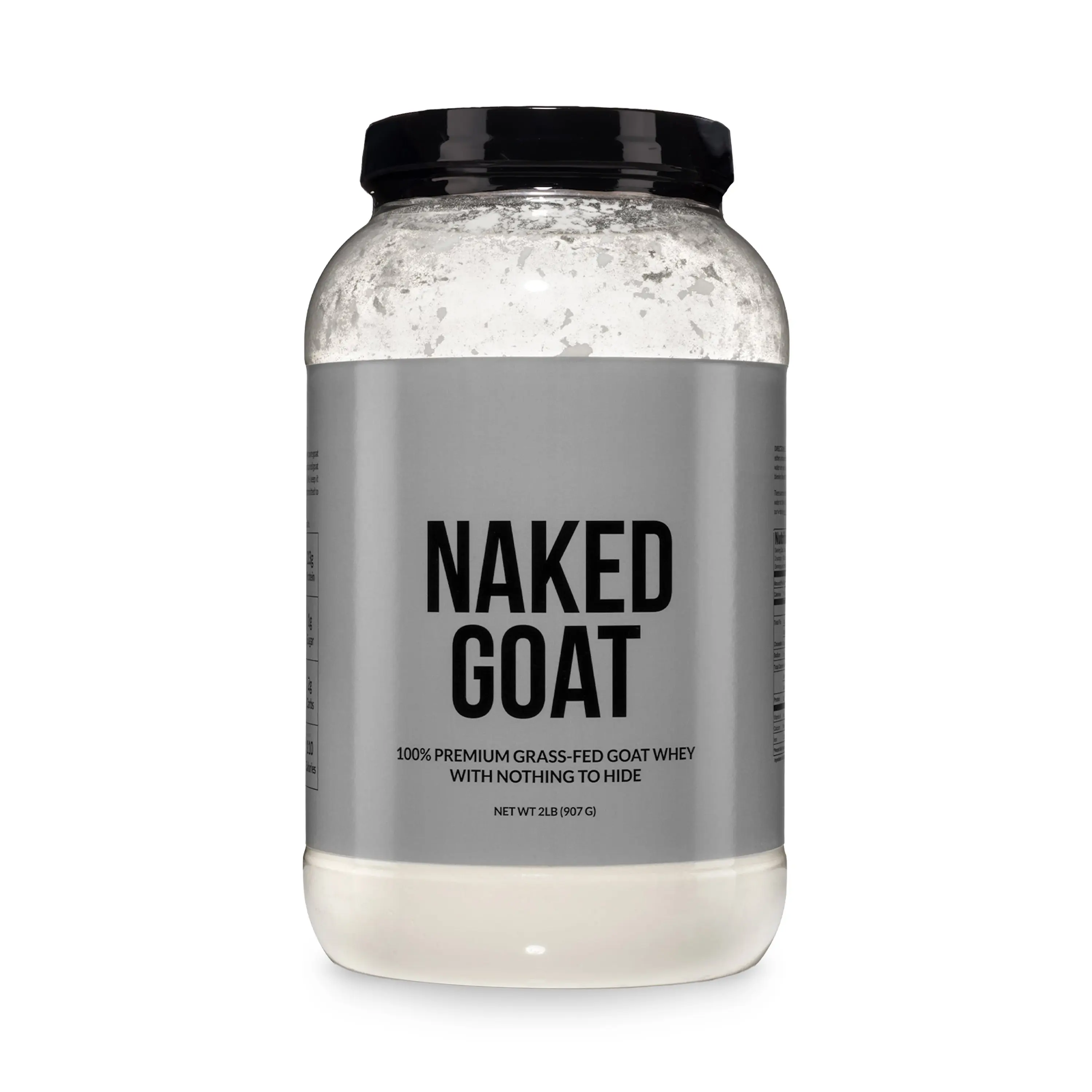 Naked Goat Goat Whey Protein Powder 2lb - Cold Processed Non-Denatured Protein with Essential Amino Acids & Nutrients for Fitness & Healthcare