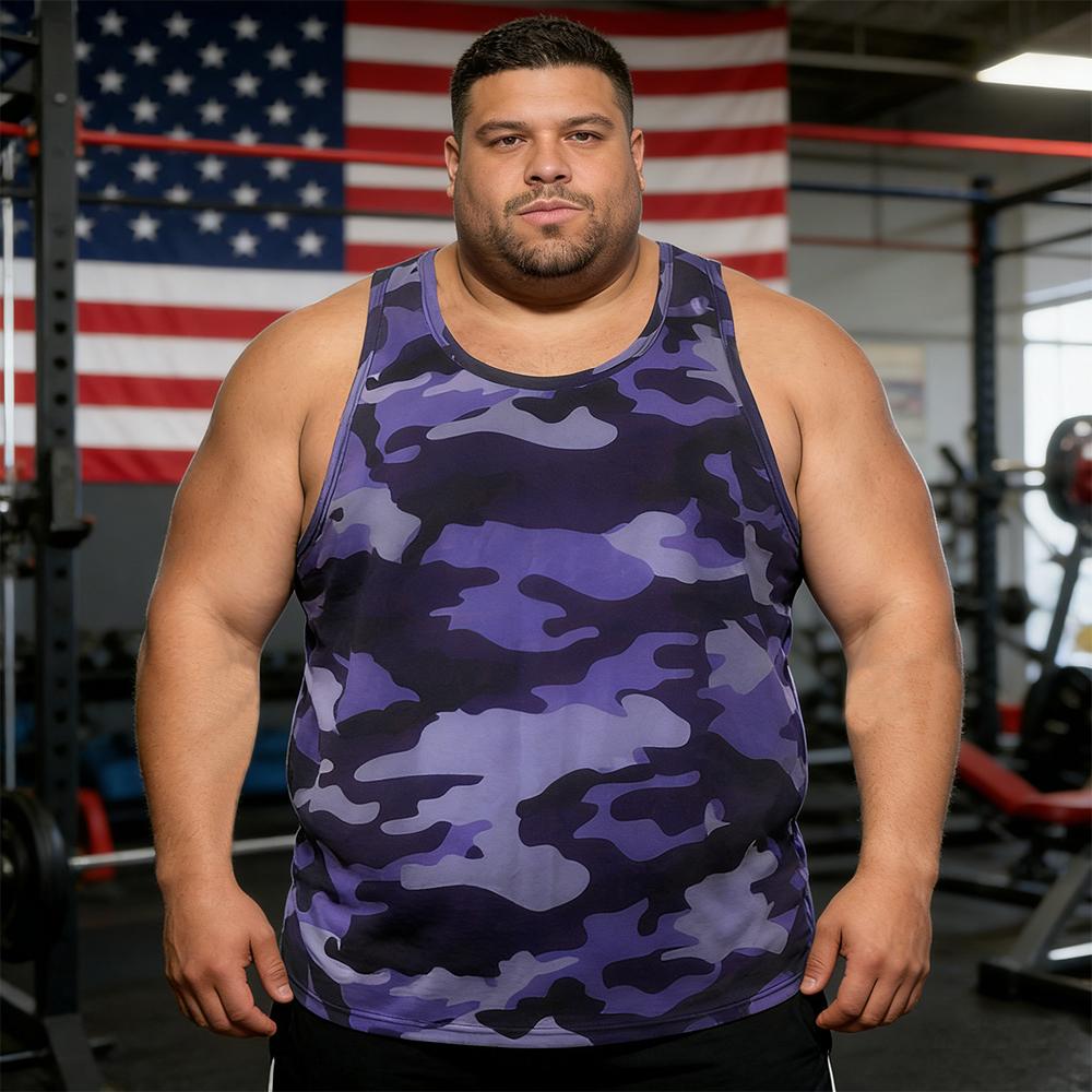 3-Pack Big and Tall  Men's Camouflage sports top  Vest Sleeveless