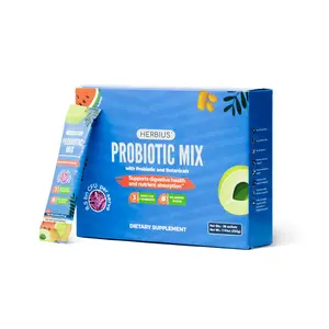 Probiotic Mix - 3-in-1 Smart Synbiotic Formula with Probiotic + Prebiotic + Herbs | Spore-Forming Survival Technology | No Refrigeration Required