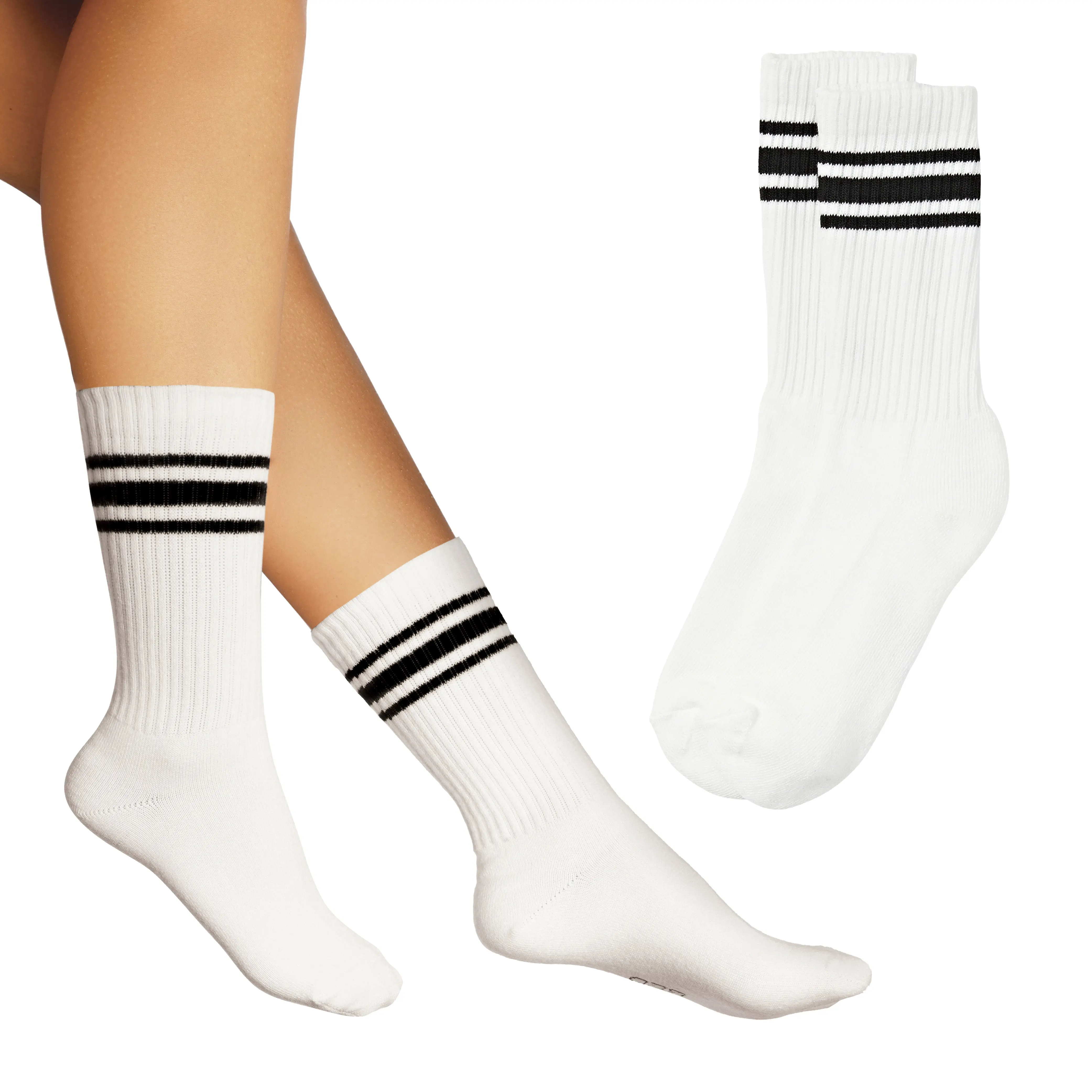 Arria Premium Cushioned Crew Socks - Everyday Cotton Blend Arria Premium Cushioned Crew Socks - Everyday Cotton Blend