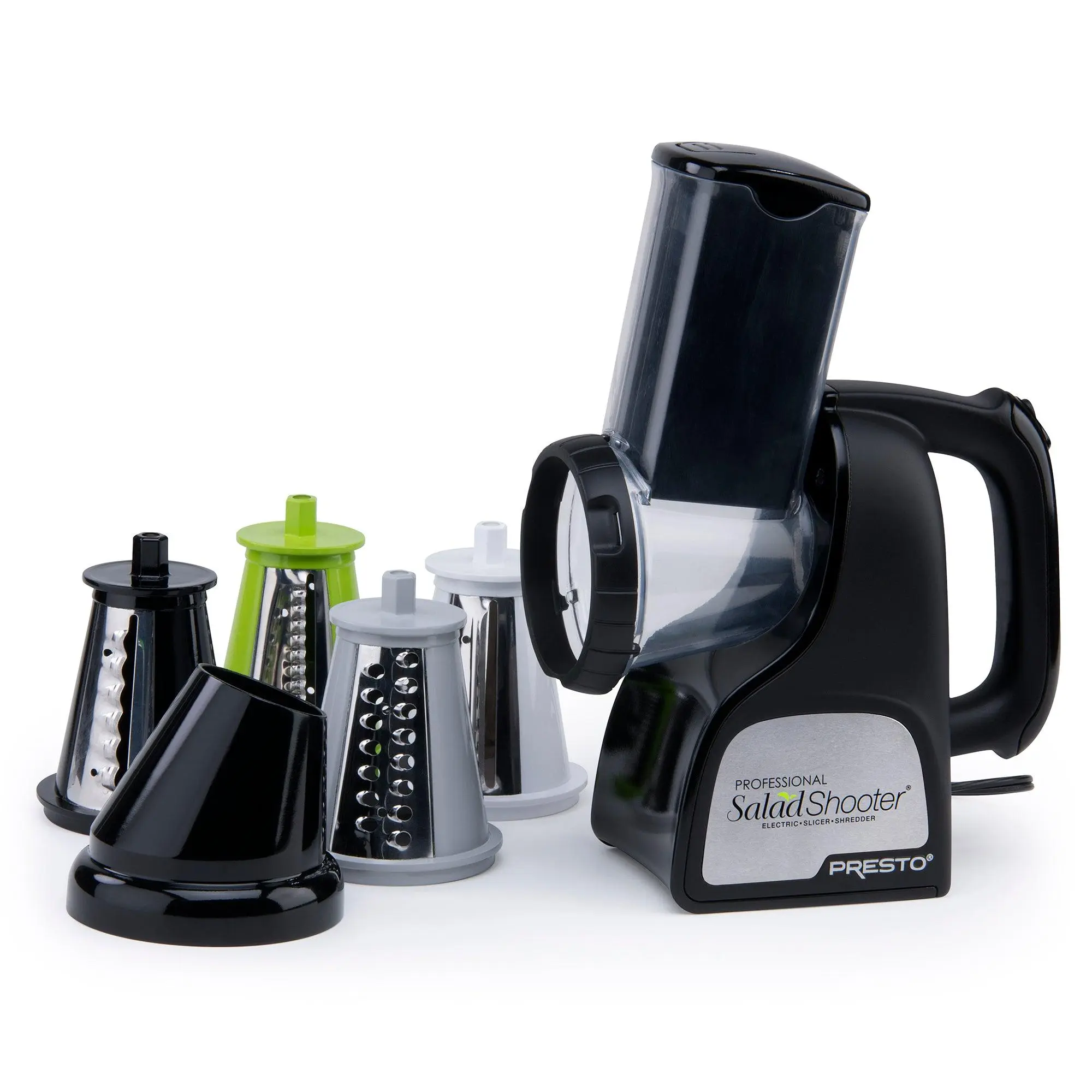 Presto Professional SaladShooter Electric Slicer, Shredder and Vegetable Grater Presto Professional SaladShooter Electric Slicer, Shredder and Vegetable Grater