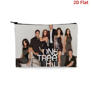 One Tree Hill Inspired Cosmetic Bag - Stylish Zipper Pouch Makeup Organizer Pouch Featuring Iconic Cast for TV Series Fans, Ideal for Travel, Makeup & Toiletries Organization, Trendy Accessory with Durable Construction