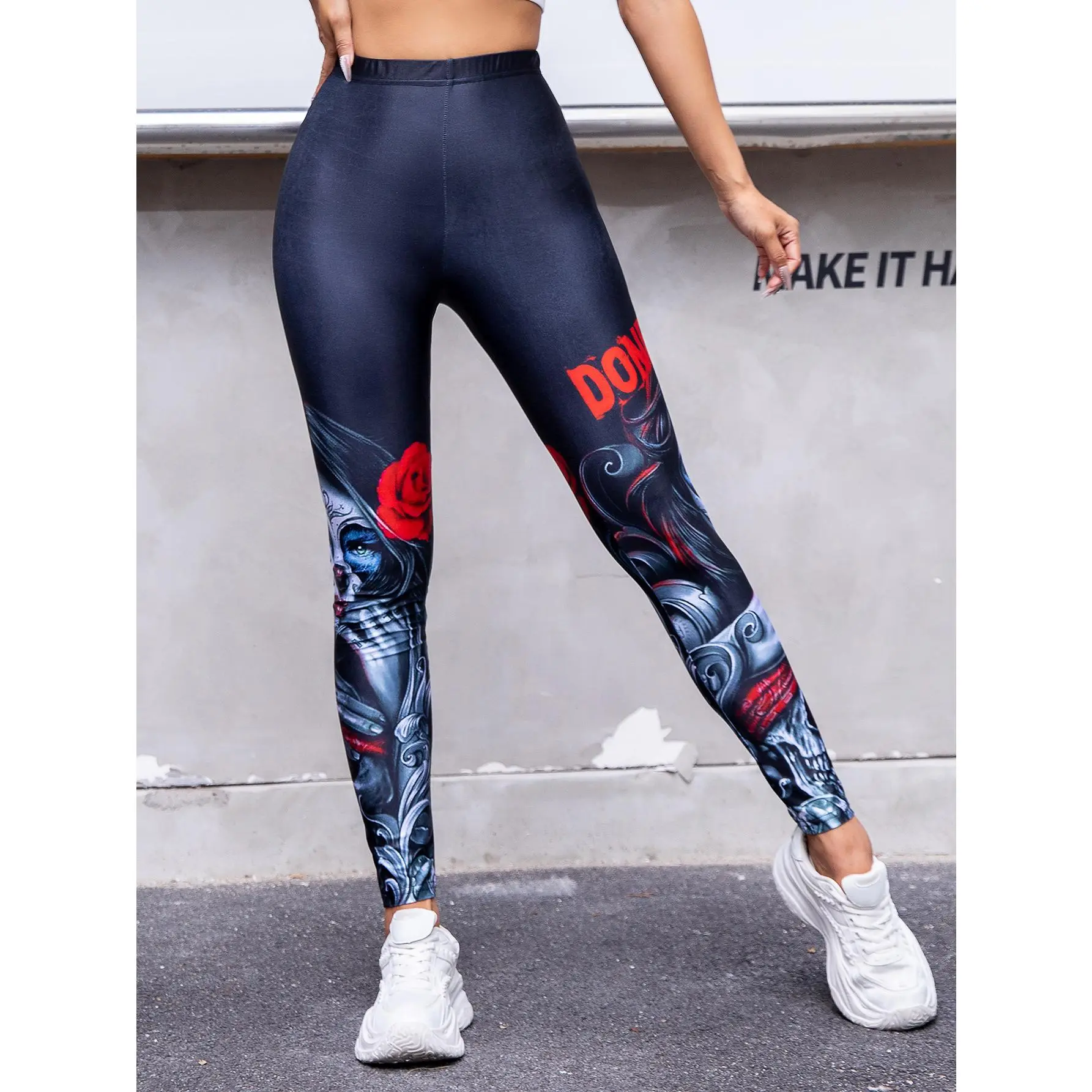 Polyester Light Rose Ghost Head Letter