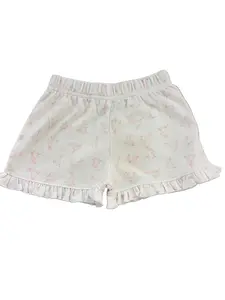 Bunny Print Ruffle Short