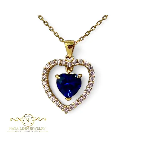 Melody Floating Heart Necklace By Naya - Linn Jewelry