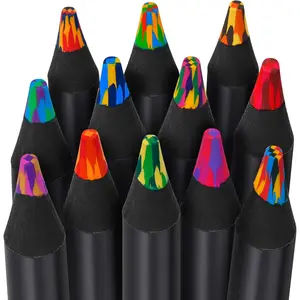 Easter Basket Stuffers for Teens, 12 Colors Rainbow Pencils, Adults Birthday Party Art Supplies, Valentines Christmas Gifts for Boys Girls, Stocking Stuffers for ,Pre-sharpened