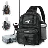 KastKing BaitSpace Fishing Sling Bag, Fishing Backpack with Rod & Beverage Holder, Tackle Bag for Fishing Gear SummerVibes,Summer Survivals ,dealsforyoudays