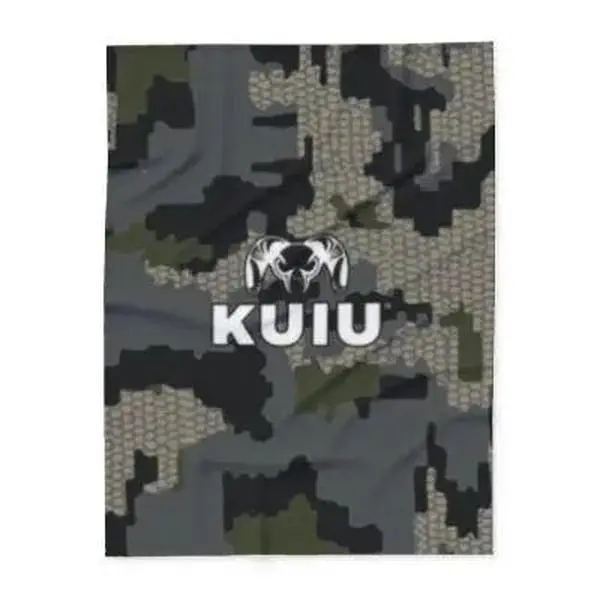 KU1U Logo With Camo Pattern Velvet Blankets, Soft Cozy Luxury Fuzzy Warm Blanket for Sofa Couch Bed Gifts Bedroom