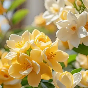 100 PCS Yellow Jasmine Seeds – Bright & Fragrant Blooms, Fast-Growing, Hardy & Easy to Grow, Perfect for Gardens & Balconies
