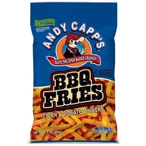 6x Andy Capp's Bbq Fries 3oz BBQ Fries