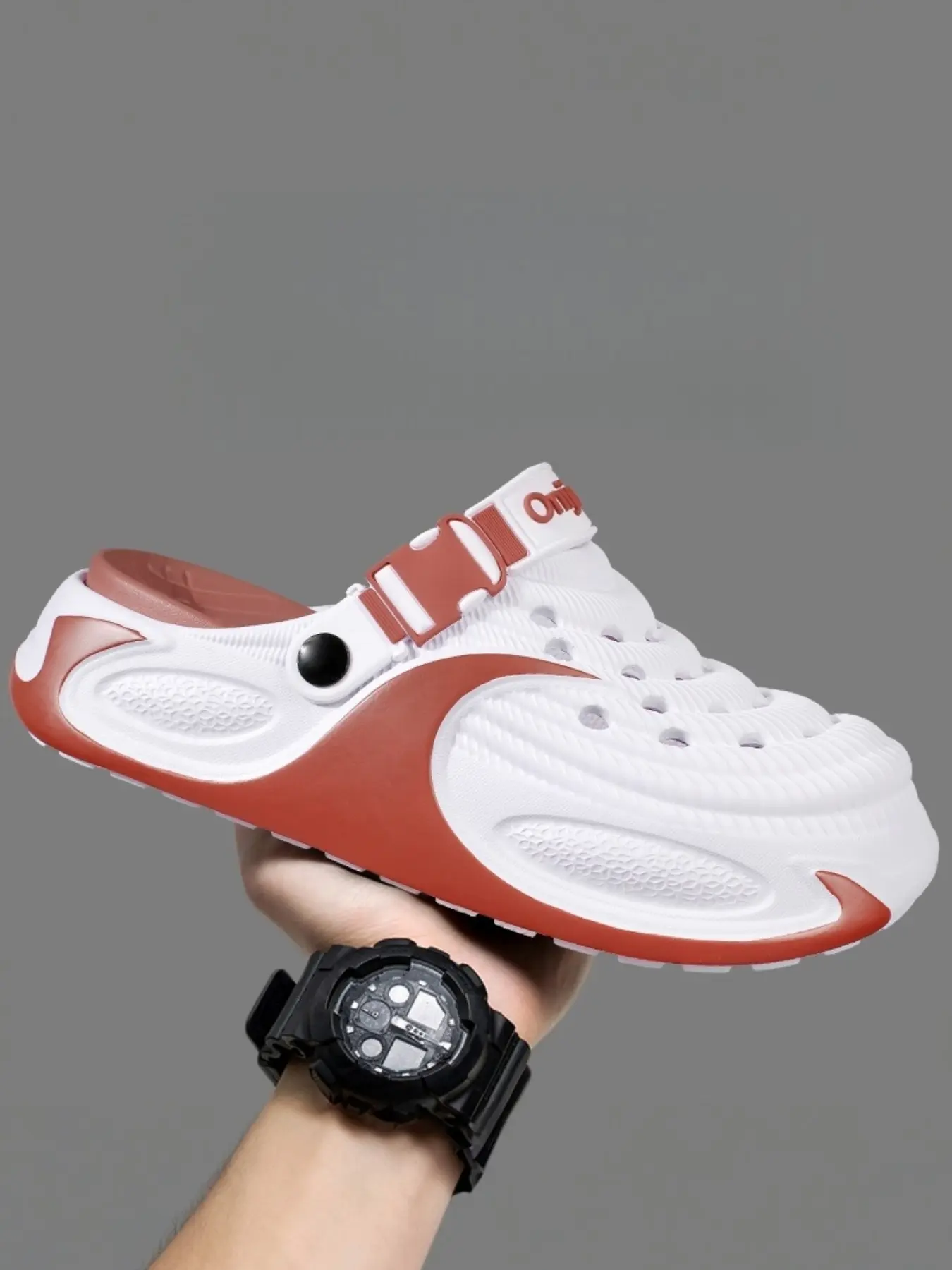 Men's Summer Hiking Sandals, Thick Sole Anti-Slip Waterproof Sports Shoes, Couples Beach Footwear, Outdoor Activity Comfortable Slippers, Anti Slip Slides, Non Slip Sandals, EVA Sandals, Outdoor Walking Sandals