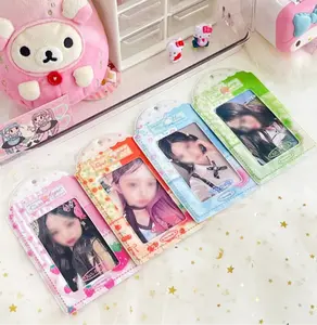 Quilt Photocard Holder Keychain