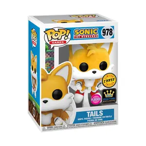 Funko Pop Vinyl Figure Sonic The Hedgehog Flocked Tails (Chase Variant)