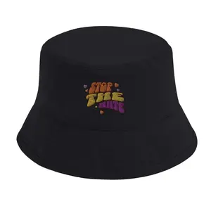 Stop The Hate Organic Cotton Bucket Hat | Beechfield B90N