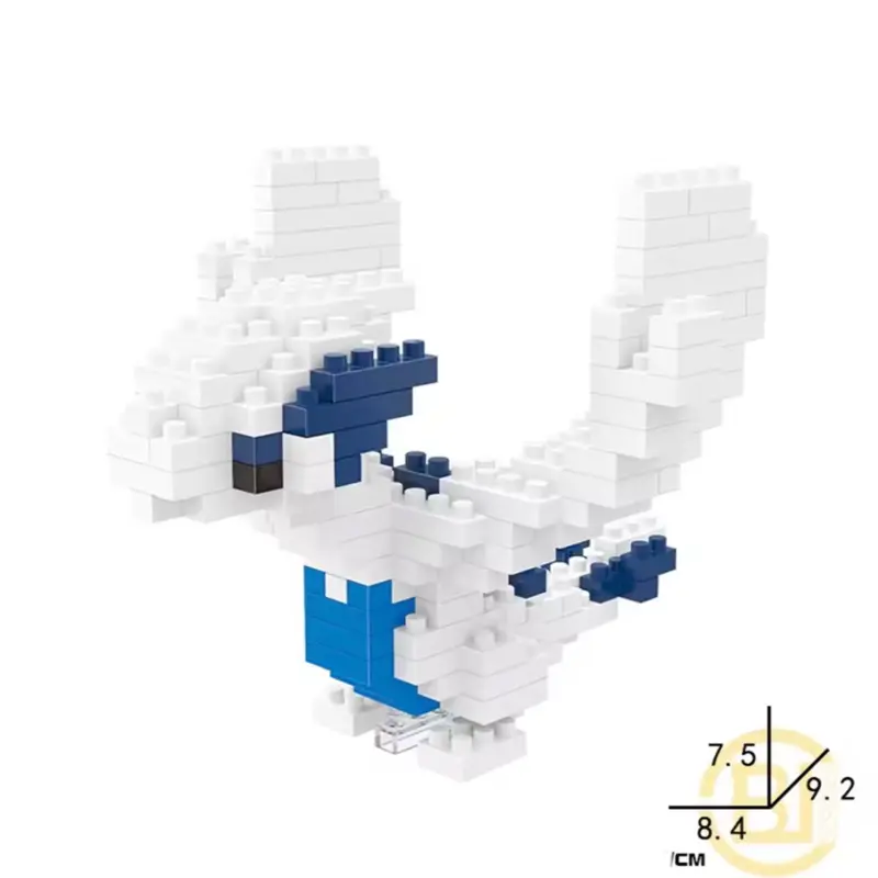 3 inch Lugia Nano Building Blocks Toy With Building Instructions