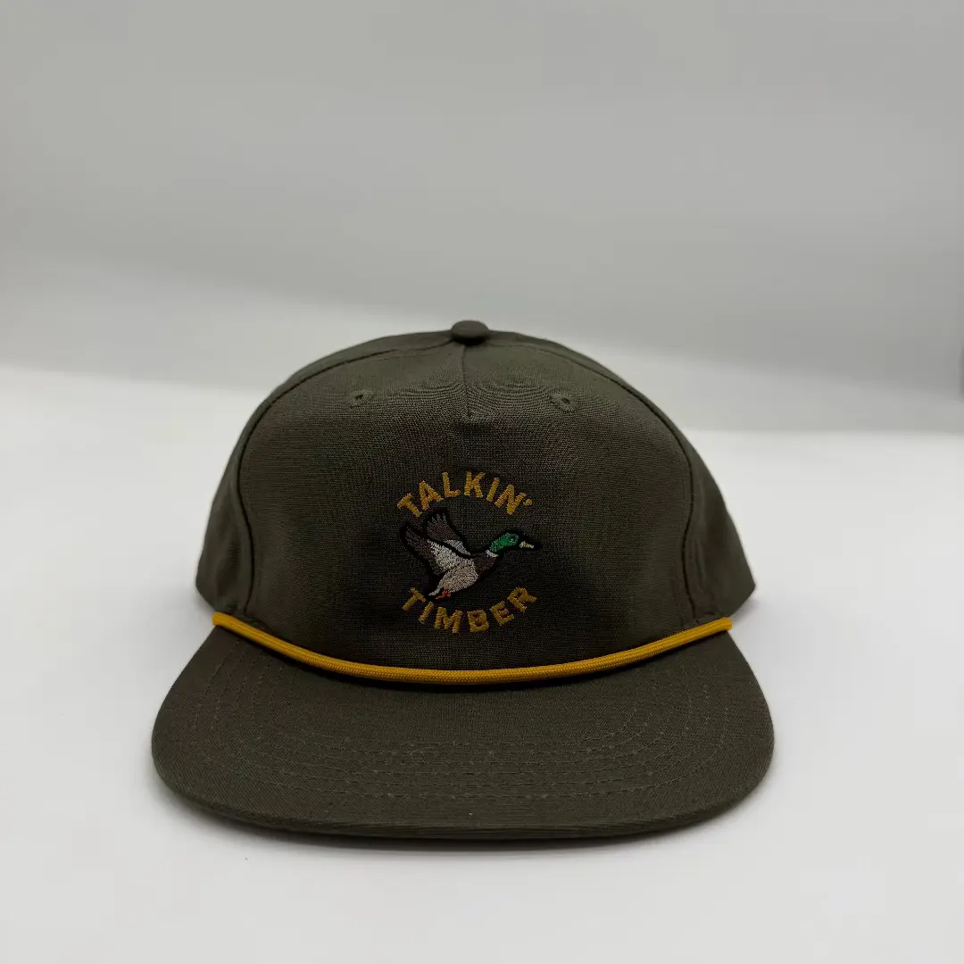 Olive Vintage Rope Hat