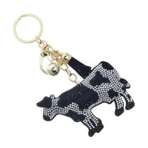 Crystal Cow Keychains