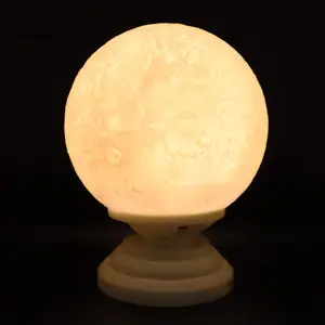 Flower Dance Dimmable Moonlight Lamp - 360-Degree Rotation, 6.3 x 6.3 in LED Table Desk Lamp with White Noise for Home Improvement Novelty Lighting