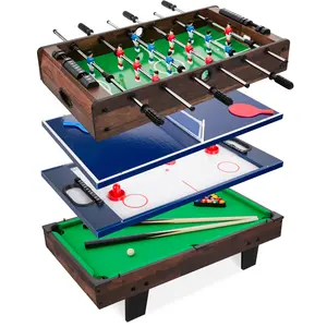 Best Choice Products 4-in-1 Multi Game Table, Childrens Arcade Set w/ Pool Billiards, Air Hockey, Foosball Best Choice Products 4-in-1 Multi Game Table, Childrens Arcade Set w/ Pool Billiards, Air Hockey, Foosball