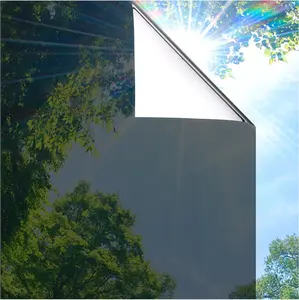 Window Glass Film Anti Peeing, Heat Insulation, Sunshade Window Film, Bedroom Balcony Office One-way Perspective Sticker Film