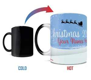 Christmas Collection (Snowy Day - Personalized) Morphing Mugs® Heat-Sensitive Mug MMUG431