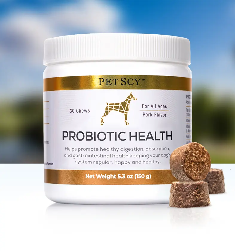 PetScy Probiotic Health Chews For Dogs & Cats