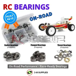 RCScrewZ Metal Shielded Bearing Kit asc147b for Team Associated RC10 Team Car Gold Edition Kit 1/10 Electric 2WD Off-Road Buggy (#6034) | UPG