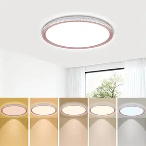 Flicker-Free LED Ceiling Light, 8900 LM, CRI 90, 3-in-1 Multi-Color, 5-Min Easy Installation, Home Improvement Indoor Lighting for Showroom-Like Room Ambiance