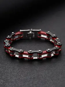 Fashionable and Charming Motorcycle Bracelet, Personalized Bracelet for Men and Women, Punk Alloy Material Bracelet, Motorcycle Style Accessories