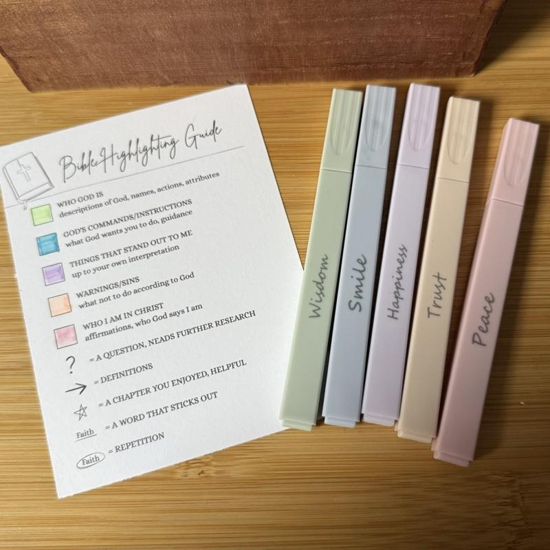 Bible study kit with reading tracker