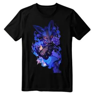 Vintage Lucario Anime T-Shirt, Pokemon Merch, PKM Shirt, Retro Japanese Graphic Tee, Unisex Anime Tee, Stylish Crew Neck Short Sleeve T-Shirts Unisex, Gift Anime fans
