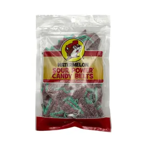 Buc-ee's Sour Power Candy Belts - Watermelon