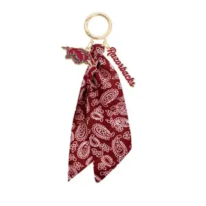 Canvas Style: Arkansas Razorbacks Bandana Bag Charm