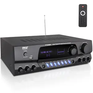 Wireless Bluetooth Streaming Stereo Receiver Amplifier with FM Wireless Bluetooth Streaming Stereo Receiver Amplifier with FM